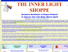 Tablet Screenshot of innerlightshoppe.com